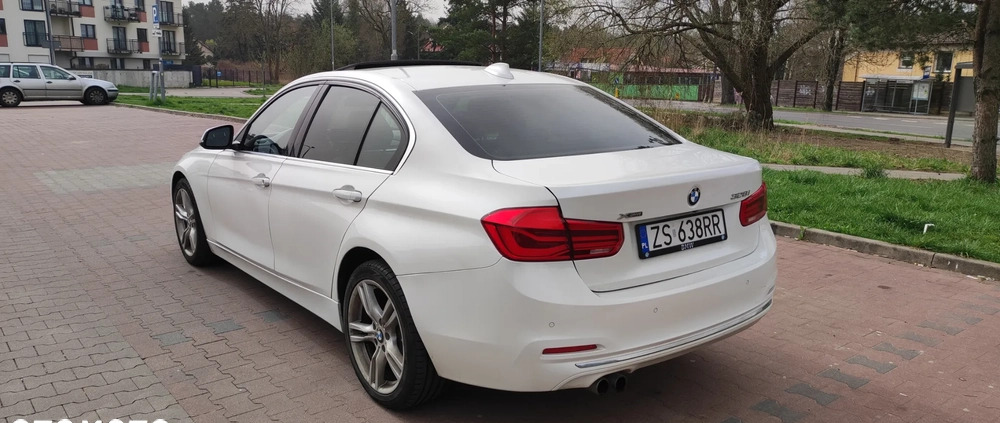 BMW Seria 3 cena 72400 przebieg: 111800, rok produkcji 2016 z Szczecin małe 379